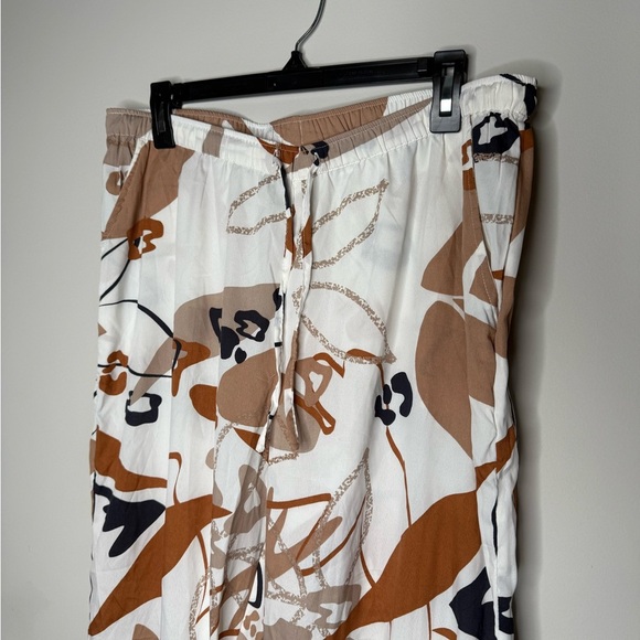 Rachel Zoe Silky Satin Lounge Pants Size Large Sleep Casual Elastic Waist nwot - Picture 3 of 7